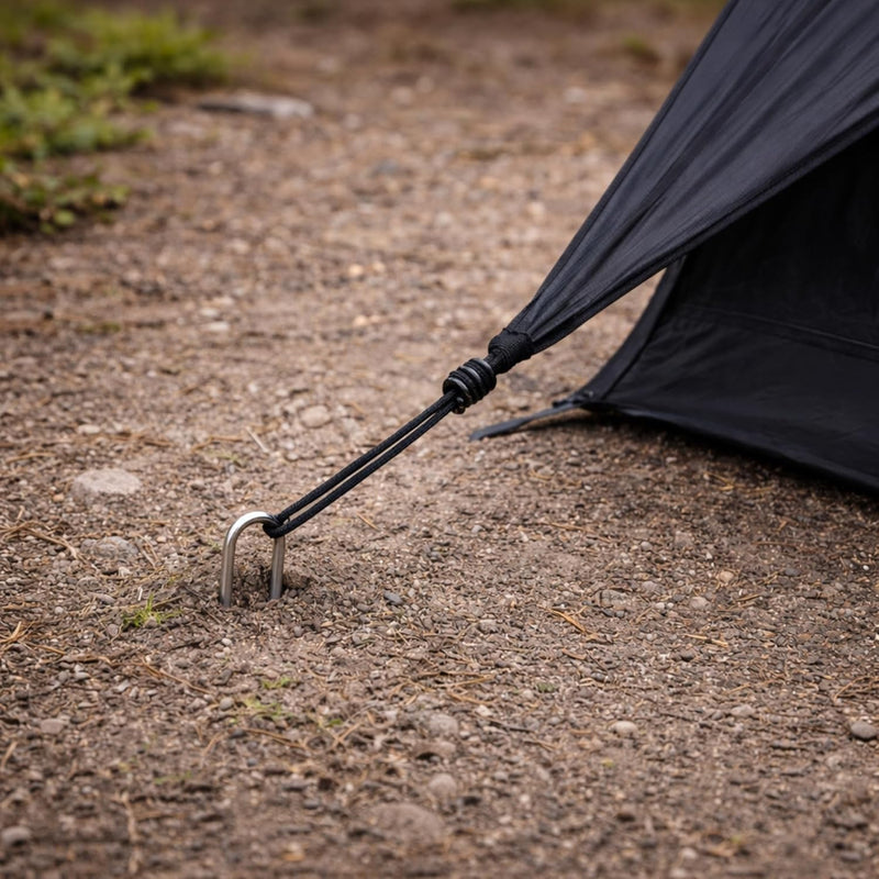 Carica immagine in Galleria Viewer, Tentharingen, roestvrij staal, 10 stuks, 30 cm, 6 mm, haringen voor tent, roestvrij, extra stabiel, stormharingen, grondanker, camping, grondanker, trampoline, anker voor tuin en camping
