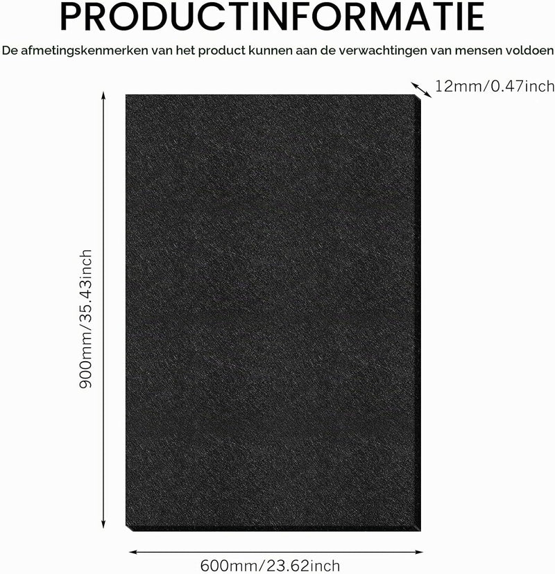 Charger l’image dans la visionneuse de galerie, Tapis de fléchettes autocollant de 60 x 90 cm en feutre polyester de 12 mm d’épaisseur pour protéger le mur derrière les cibles - revêtement mural pour fléchettes - accessoires de fléchettes
