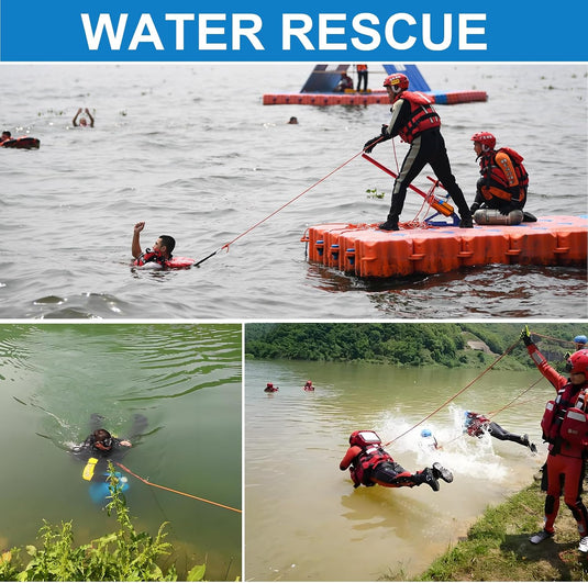 Statisch outdoor touw 10 m x 10 mm – sterk nylon touw voor camping, survival en buitengebruik