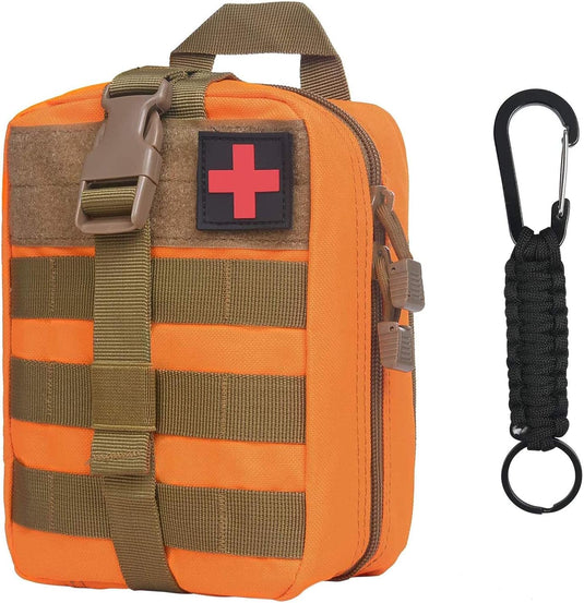 flintronic Tactische Heuptassen, Molle EDC Pouch, Outdoor Heuptas+Haak, Utility Gadget Riemtas met Mobiele Telefoon Holster voor Sport, Wandelen, Kamperen, Reizen-Zwart