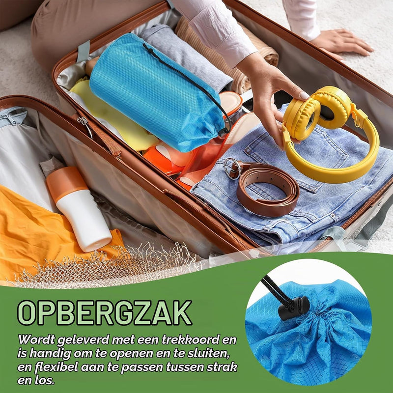 Załaduj obraz do przeglądarki galerii, Waterdichte opbergzak 11 x 20 cm met trekkoord oranje – stuff sack – camping accessoires
