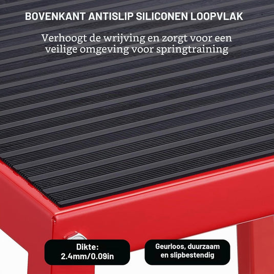 Plyo box set met meerdere hoogtes 30-76 cm en antislip platform – jump boxes – plyometrische training