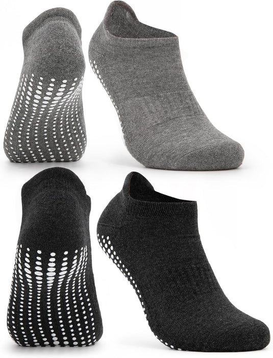 Occulto Women Pilates Grip Socks 2-4 Pack (Model: Mady), Yoga Grip Socks