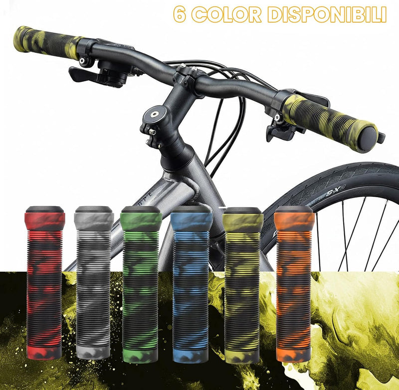 Chargez l'image dans la visionneuse de la galerie, Ergonomische fietshandvatten 20-22 mm met einddoppen
