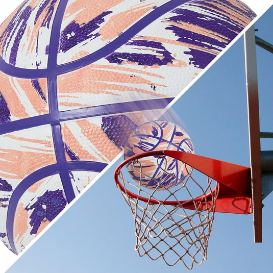 Basketbal maat 5 rubber voor binnen en buiten