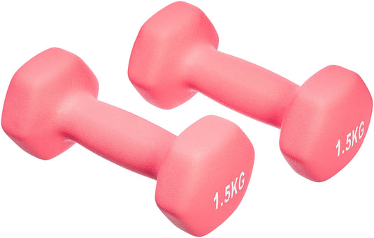 Neopreen dumbbells met antislip grip – halters – fitness gewichten