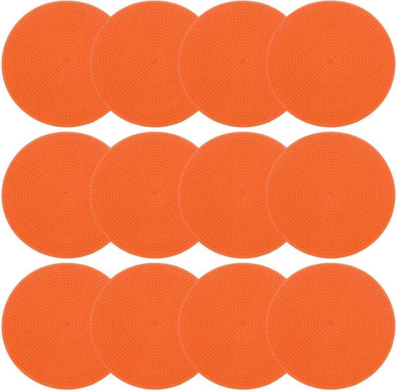 Załaduj obraz do przeglądarki galerii, Vloermarkers 12 stuks 23 cm antislip blauw met opbergtas – agility markers – sport training accessoires
