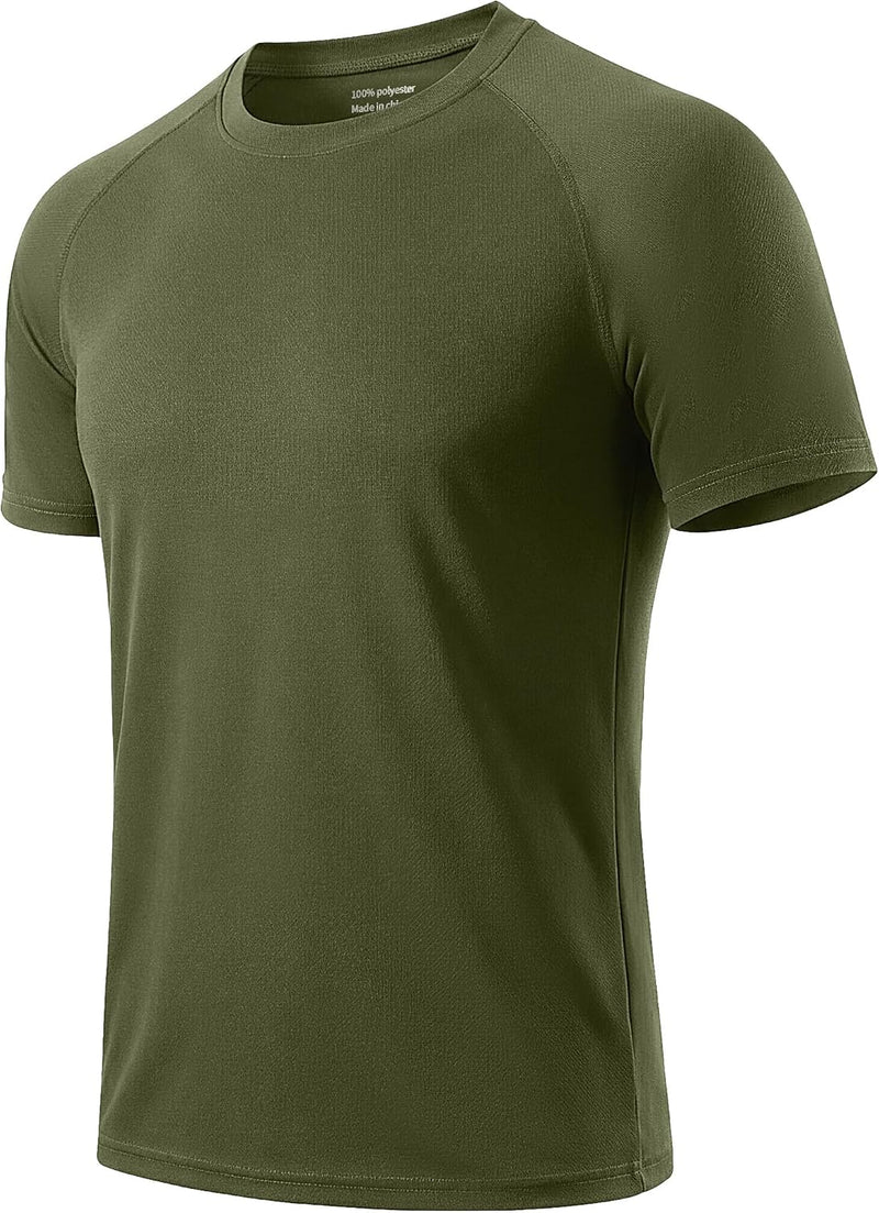 Chargez l'image dans la visionneuse de la galerie, Heren sportshirts 3 of 5 stuks sneldrogend en ademend – fitness shirt – hardloopshirt
