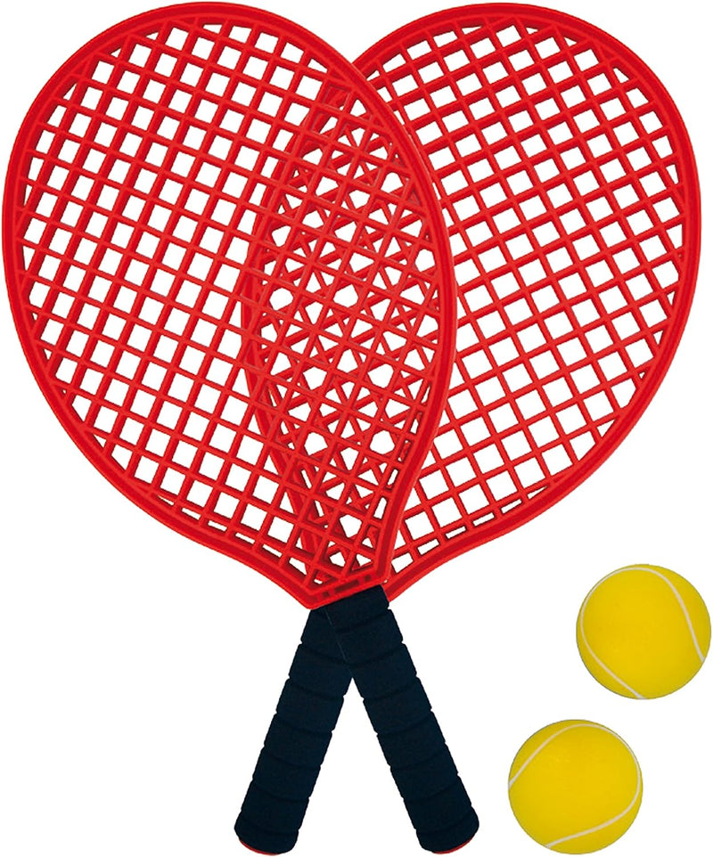 Laad afbeelding in Galerijviewer, Schildkröt Attenennis set, 2 rackets, 2 softballen, in nettas, 970130
