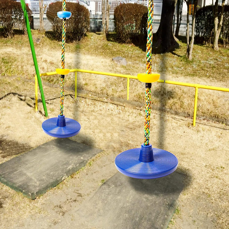 Laden Sie das Bild in Galerie -Viewer, Klimtouw schommel voor kinderen – met platforms, schijfzitje en verstelbaar touw
