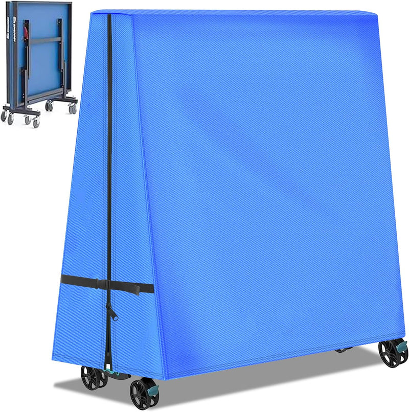 Charger l’image dans la visionneuse de galerie, Housse de protection pour table de ping-pong en polyester 600D pour tables pliantes et plates – protection de table de ping-pong – bâche de ping-pong

