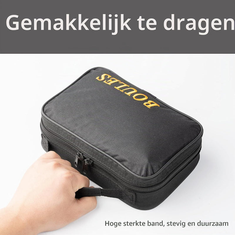 Charger l’image dans la visionneuse de galerie, Sac de transport pour jeu de boules, pour 8 boules, en nylon résistant à l’eau avec bandoulière réglable – sac de rangement pour pétanque – accessoires de boules
