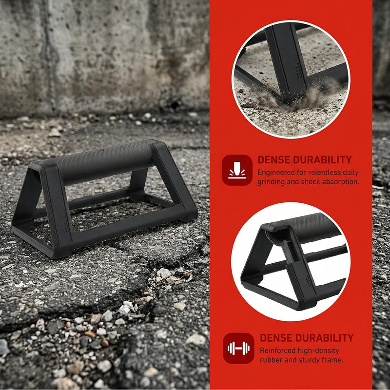Laad afbeelding in Galerijviewer, Push-up bars 2 stuks met siliconen handgrepen en antislip basis – parallettes – calisthenics
