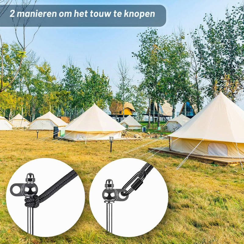 Load image into Gallery viewer, Grondankers 4 stuks 30 cm heavy duty met booradapter – trampoline ankers – stormankers
