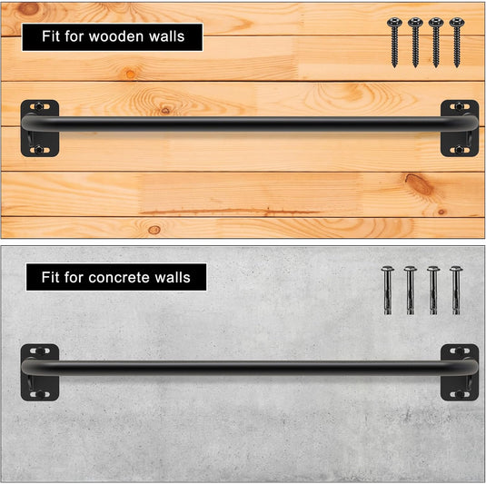 Optrekstang 95 cm voor wand plafond en balk tot 227 kg – pull-up bar – krachttraining
