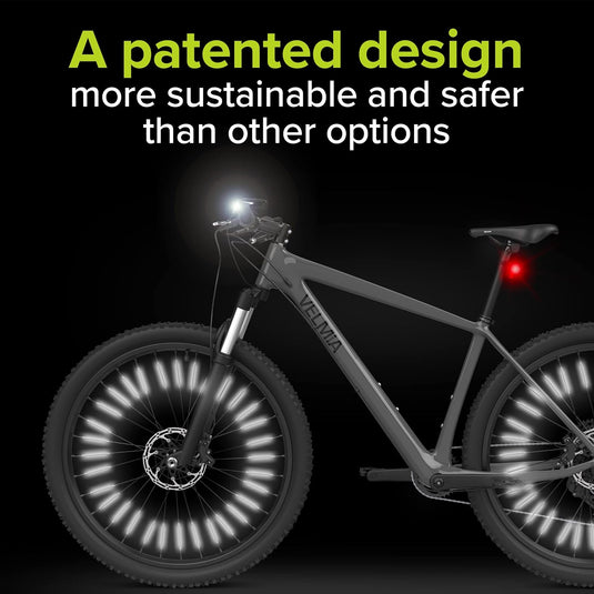 Spaakreflectoren set voor fiets met 360° zichtbaarheid en kliksysteem – fietsreflectoren – spaakreflectoren