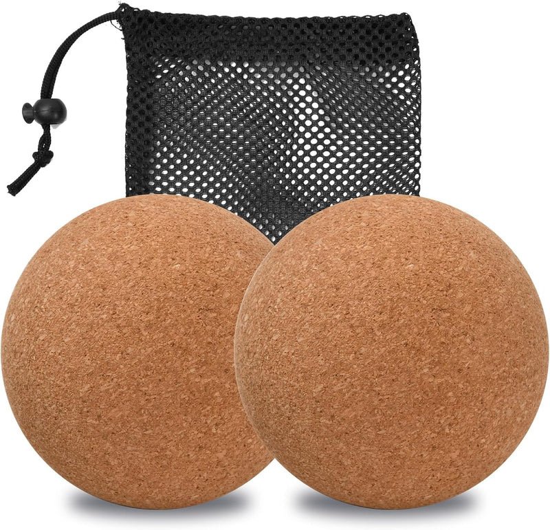 Load image into Gallery viewer, Kurk massageballen set van 2 stuks 6 cm
