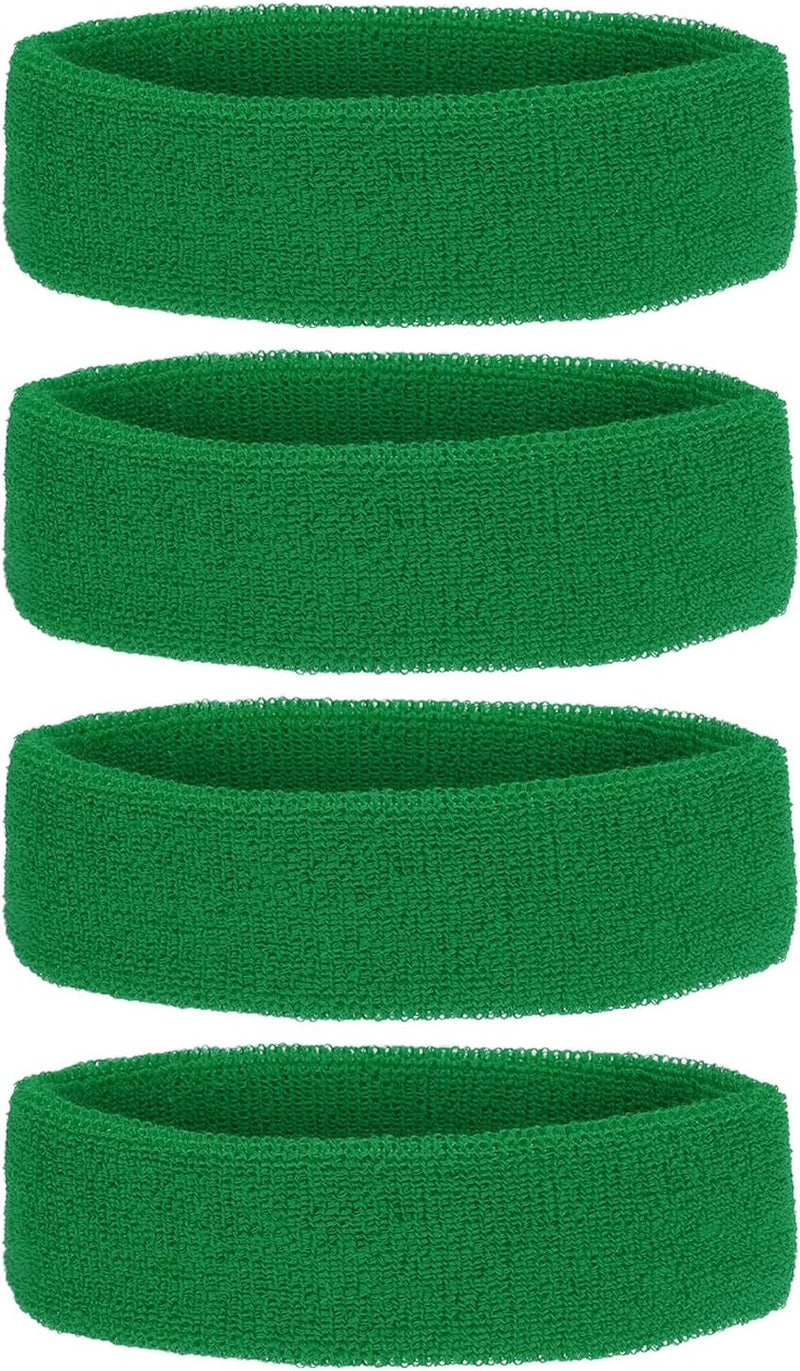 Load image into Gallery viewer, Zweetband hoofdbanden 4 stuks van badstof – sport hoofdband – fitness accessoires
