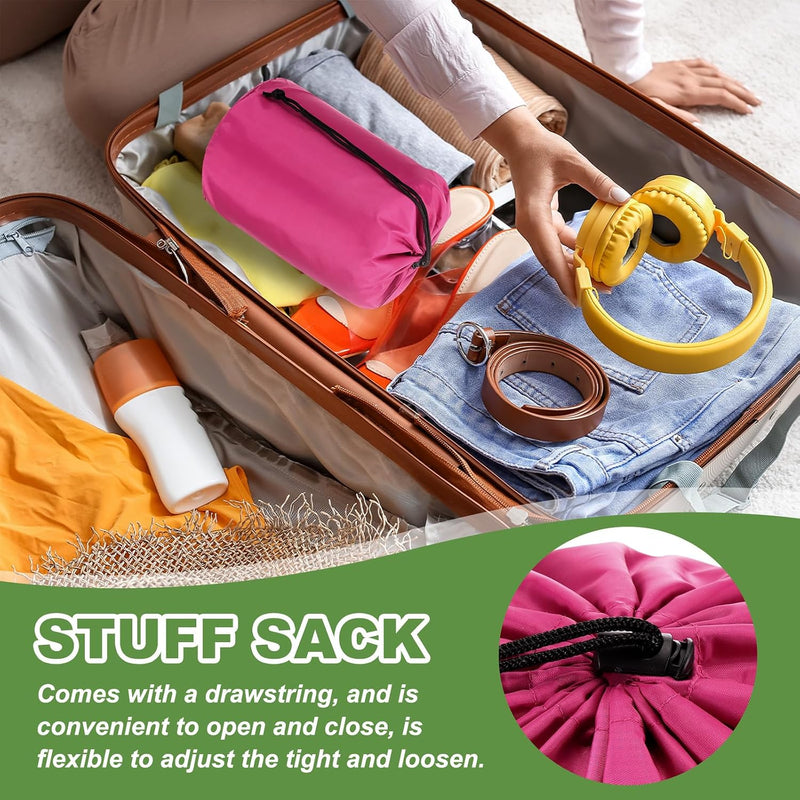 Laden Sie das Bild in Galerie -Viewer, Waterdichte opbergzak 34,5 x 67 cm met trekkoord donkergroen – stuff sack – camping accessoires
