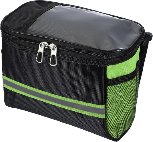 Waterdichte fietsstuurtas 21,5x13x15 cm - Fietstas frame & stuur met reflectie - Fietsmand & schoudertas mountainbike