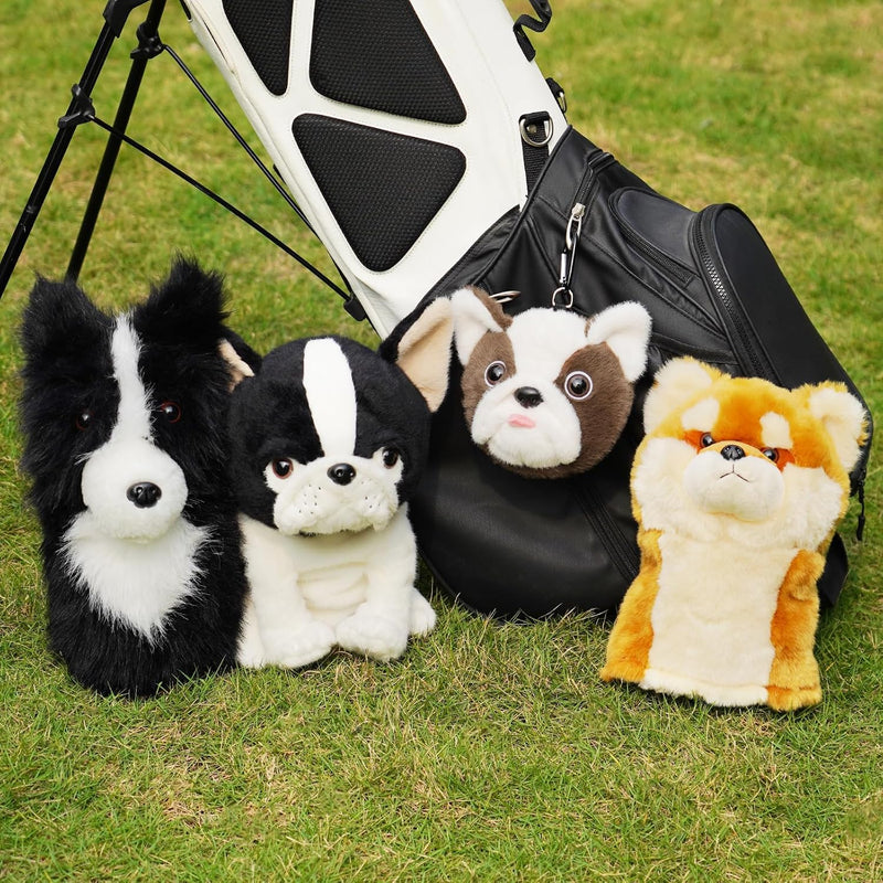 Chargez l'image dans la visionneuse de la galerie, Golfclub beschermhoes met dierenontwerp en zachte pluche voering – dieren headcover – golfcadeau
