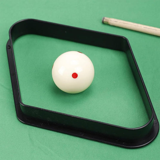 9-ball pool rack voor 2-1/4 inch ballen zwart - happygetfit.com