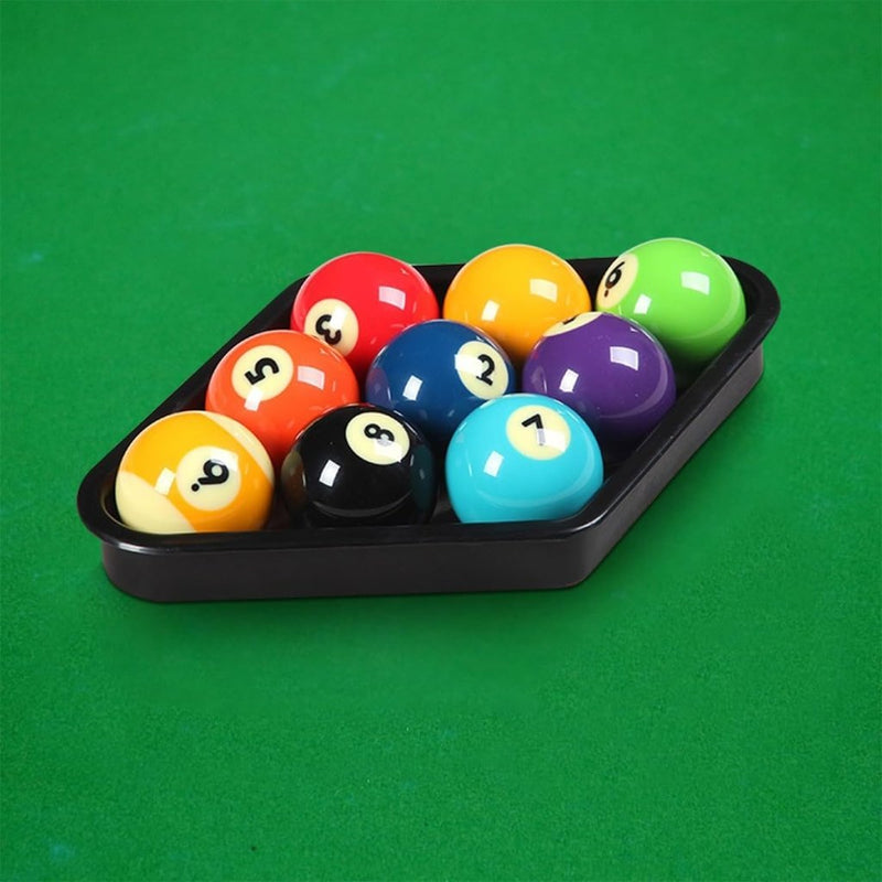 Laad afbeelding in Galerijviewer, 9-ball pool rack voor 2-1/4 inch ballen zwart - happygetfit.com

