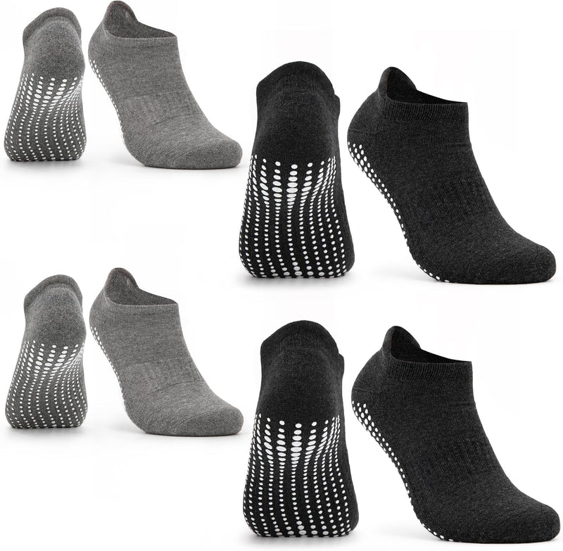 Laad afbeelding in Galerijviewer, Occulto Women Pilates Grip Socks 2-4 Pack (Model: Mady), Yoga Grip Socks
