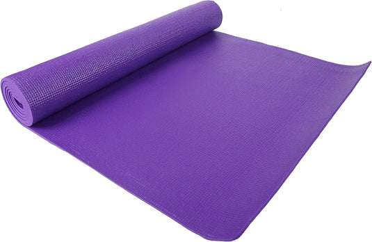 Yogamat schuim antislip 6 mm groen met draagriem