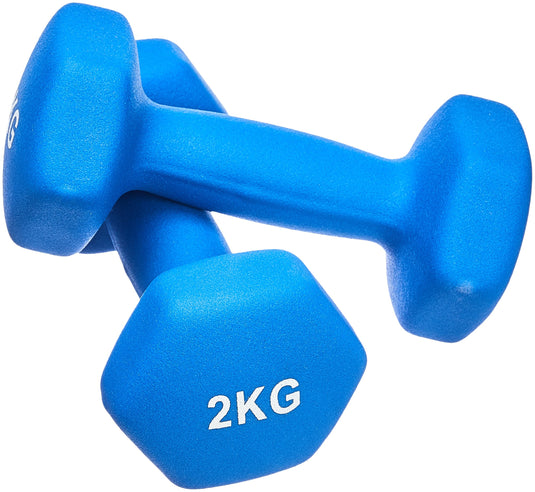 Neopreen dumbbells met antislip grip – halters – fitness gewichten