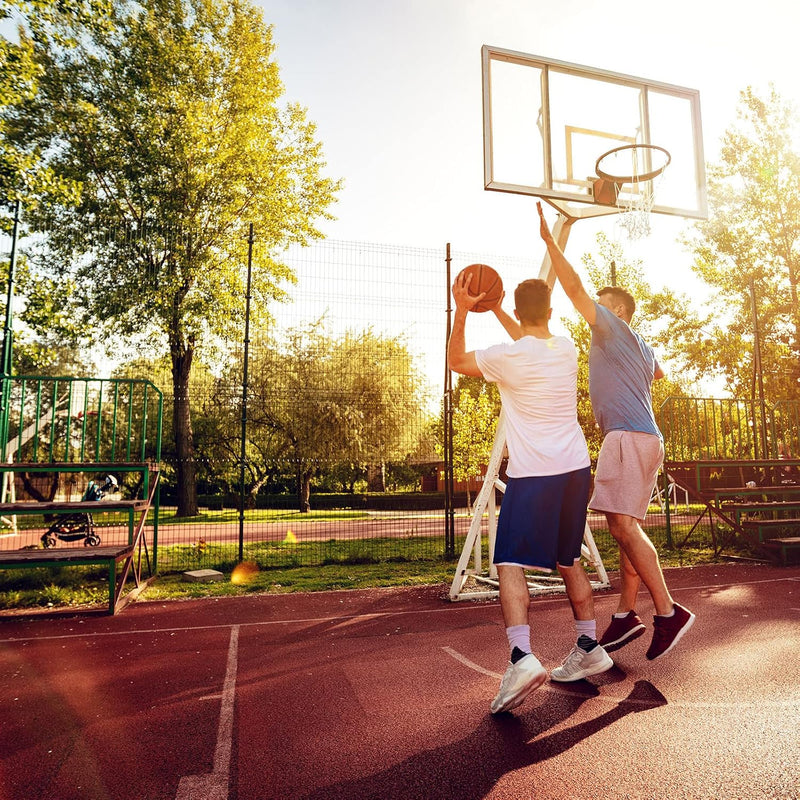 Laad afbeelding in Galerijviewer, Mini basketbalnetten 6 stuks 43 x 30 cm met 8 lussen – vervangende basketbalnetten – basketbal accessoires
