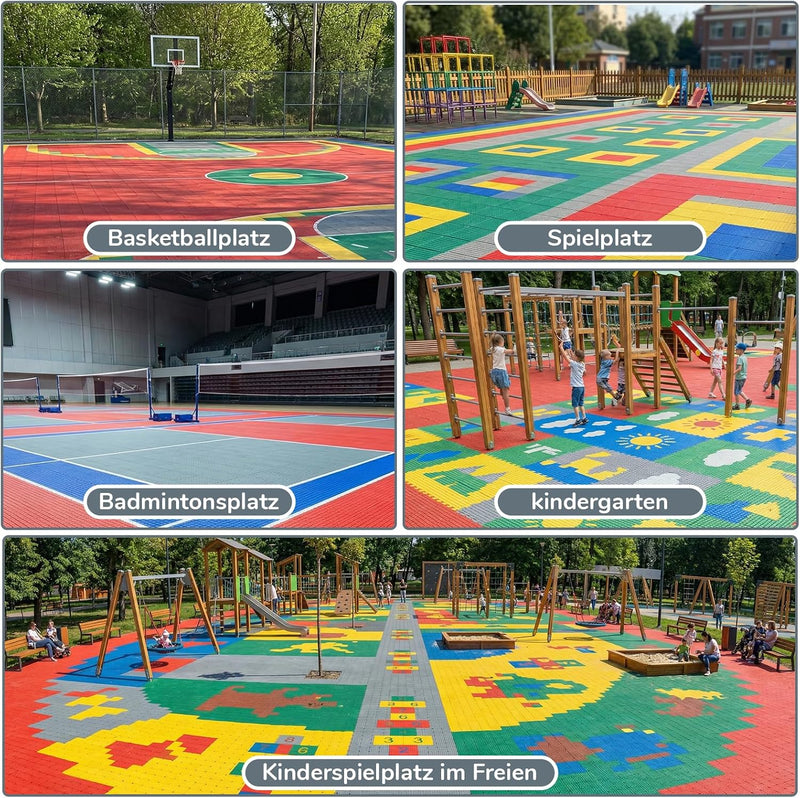 Laden Sie das Bild in Galerie -Viewer, Puzzelmat sportvloer 24 stuks – 30,5 x 30,5 cm – TPE vloerbescherming voor fitness, speelruimte en buiten – grijs
