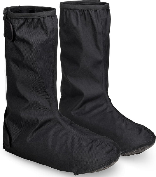 GripGrab DryFoot 2nd Edition Regenoverschoenen voor op de Fiets Hoge Regenbescherming voor Alledaagse Schoenen Klittenbandsluiting Fietsgaiters