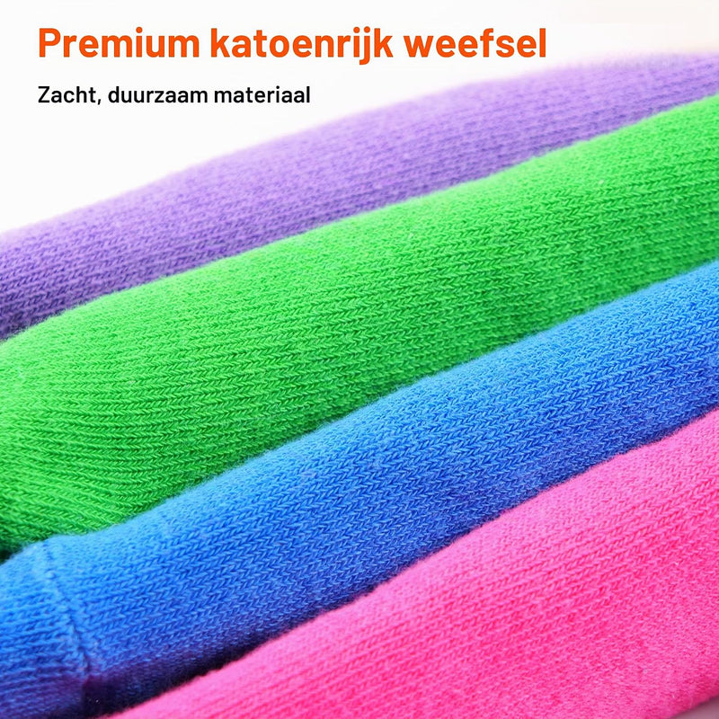 Laden Sie das Bild in Galerie -Viewer, Antislip sokken voor kinderen 6 paar met gripnoppen – trampoline sokken – jongens en meisjes 2-13 jaar
