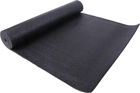 Yogamat schuim antislip 6 mm groen met draagriem