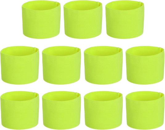 Aanvoerdersbanden 11 stuks verstelbaar 33 x 7 cm – captain armbanden – voetbal accessoires - happygetfit.com