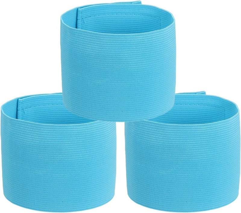 Load image into Gallery viewer, Aanvoerdersbanden voetbal 3 stuks verstelbaar donkerblauw – captain armbanden – sport accessoires - happygetfit.com
