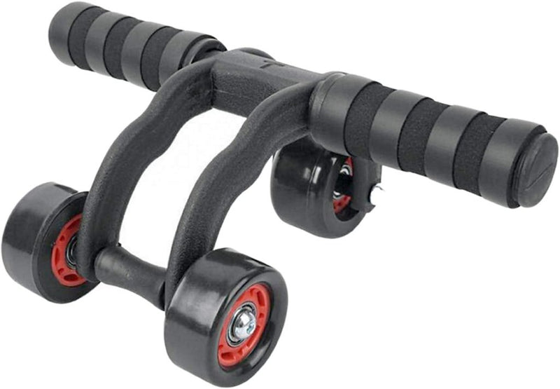 Load image into Gallery viewer, Ab roller met 3 wielen en kniemat tot 100 kg – buikspiertrainer – ab wheel - happygetfit.com
