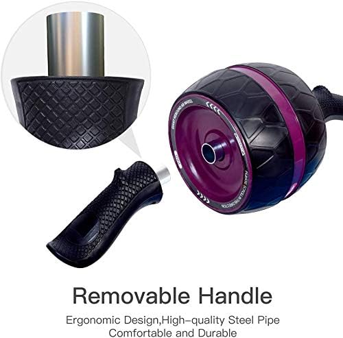 Laad afbeelding in Galerijviewer, Ab roller met automatische rebound en slimme rem tot 136 kg rood – buikspiertrainer – ab wheel - happygetfit.com
