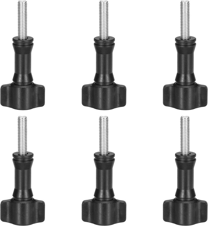 Laad afbeelding in Galerijviewer, Actiecamera duimschroeven 6 stuks M5 x 0,8 mm zwart – bevestigingsschroeven – actioncam accessoires - happygetfit.com
