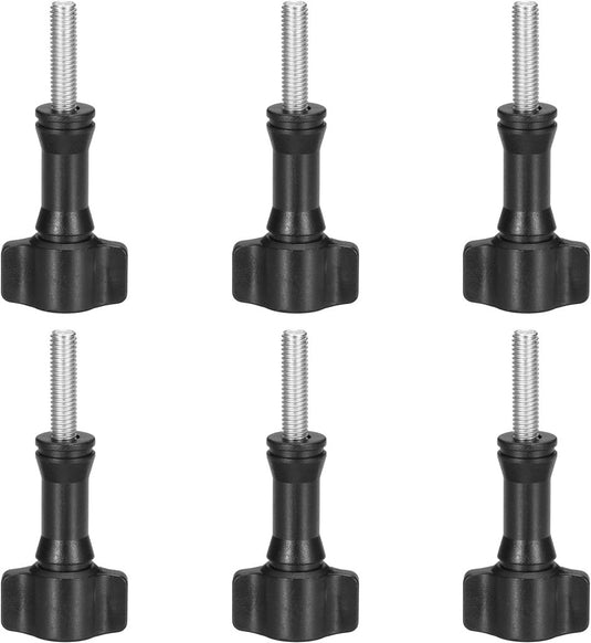 Actiecamera duimschroeven 6 stuks M5 x 0,8 mm zwart – bevestigingsschroeven – actioncam accessoires - happygetfit.com