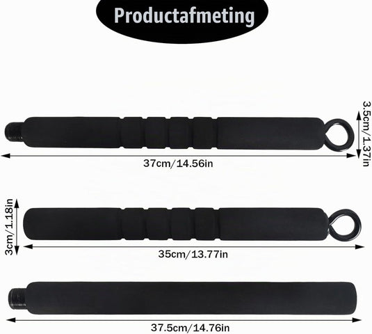 Afneembare fitnessstang 74-105 cm voor weerstandsbanden tot 200 kg – pilates bar – trainingsstang - happygetfit.com
