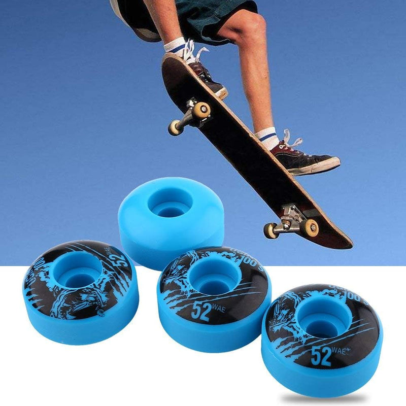 Load image into Gallery viewer, Alomejor 4 stuks/set skateboard Outdoor Classic 52 mm x 30 mm PU Cruiser longboard skateboard reservewielset (blauw) - happygetfit.com
