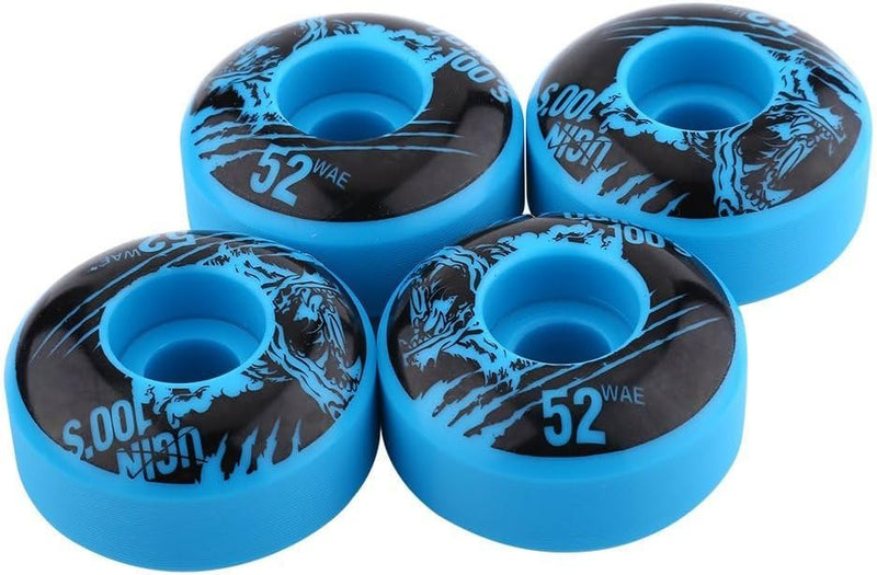 Load image into Gallery viewer, Alomejor 4 stuks/set skateboard Outdoor Classic 52 mm x 30 mm PU Cruiser longboard skateboard reservewielset (blauw) - happygetfit.com
