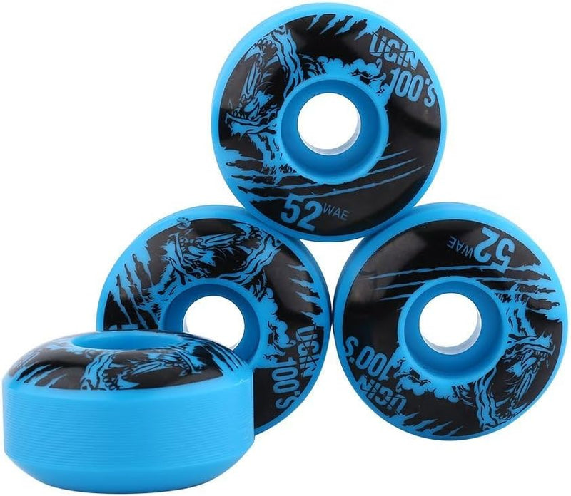 Load image into Gallery viewer, Alomejor 4 stuks/set skateboard Outdoor Classic 52 mm x 30 mm PU Cruiser longboard skateboard reservewielset (blauw) - happygetfit.com
