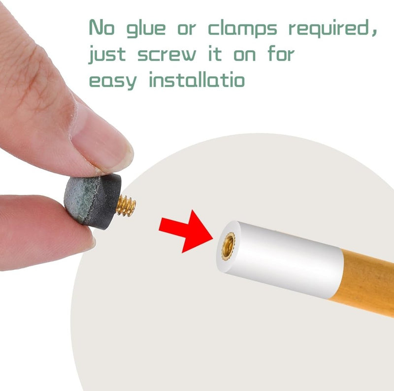 Φόρτωση εικόνας στο Gallery Viewer, 🎱 Altijd klaar om te stoten – met deze duurzame pool cue tips 🎱 - happygetfit.com
