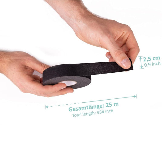 Antislip grip tape 25 m x 2,5 cm voor sportmateriaal - happygetfit.com