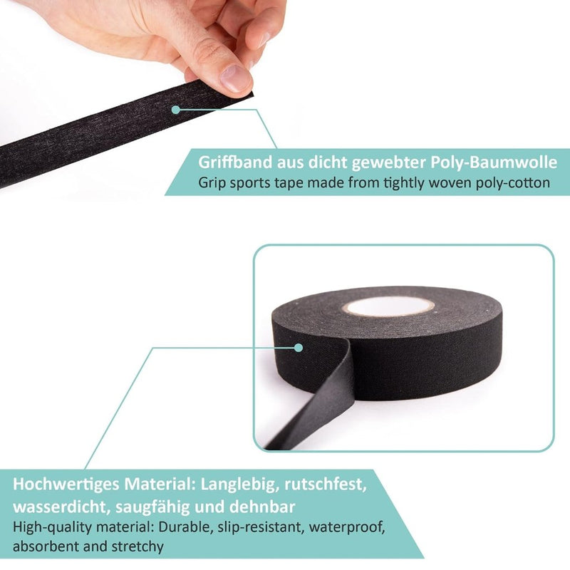 Load image into Gallery viewer, Antislip grip tape 25 m x 2,5 cm voor sportmateriaal - happygetfit.com
