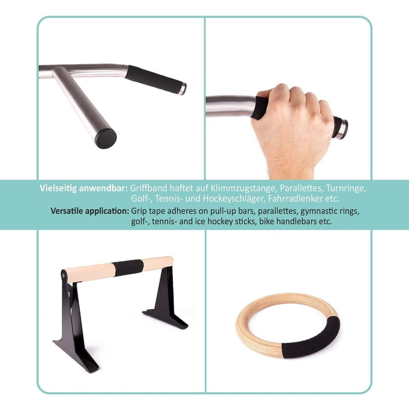 Load image into Gallery viewer, Antislip grip tape 25 m x 2,5 cm voor sportmateriaal - happygetfit.com
