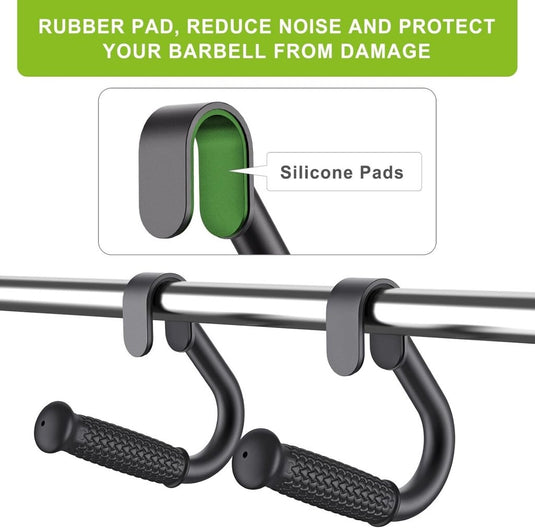 Antislip handgrepen voor weerstandsbanden zwart - happygetfit.com